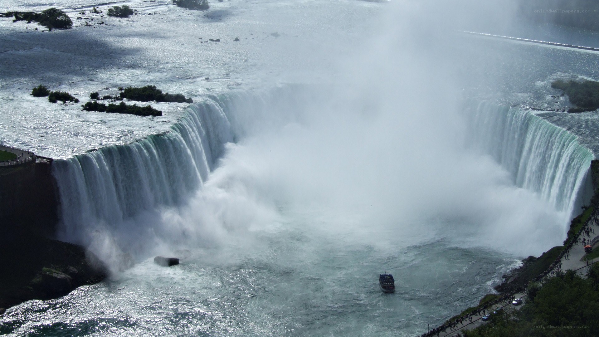 Niagara Falls from above
