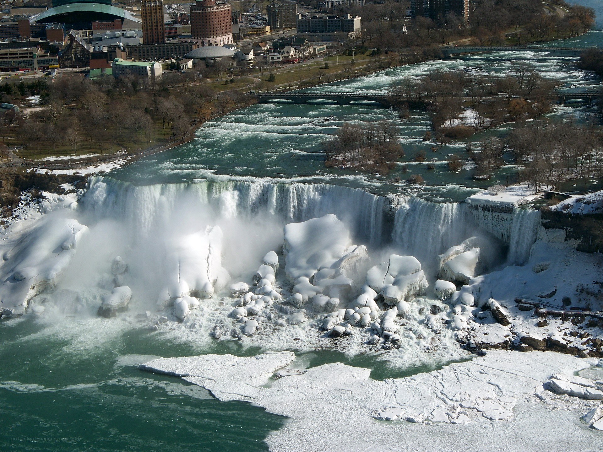 Niagara Falls in winter