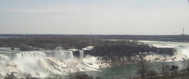 Niagara Falls in Winter — White, Cold, Photograph, Snow, Ice, River