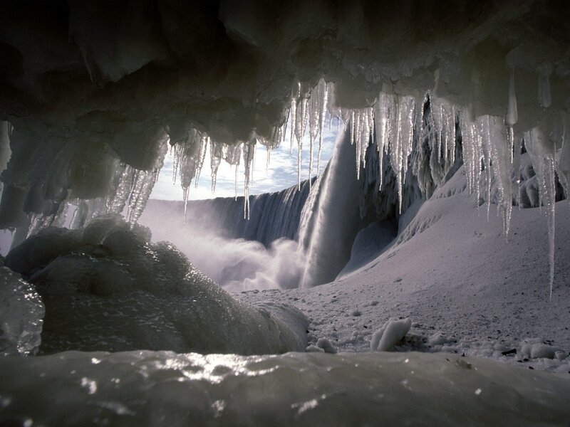 Niagara Falls in Winter — White