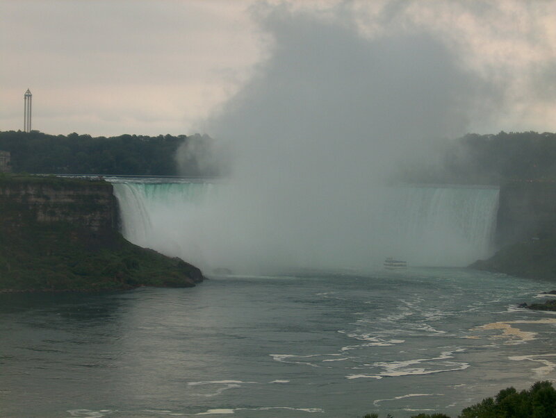Niagara Falls misty view