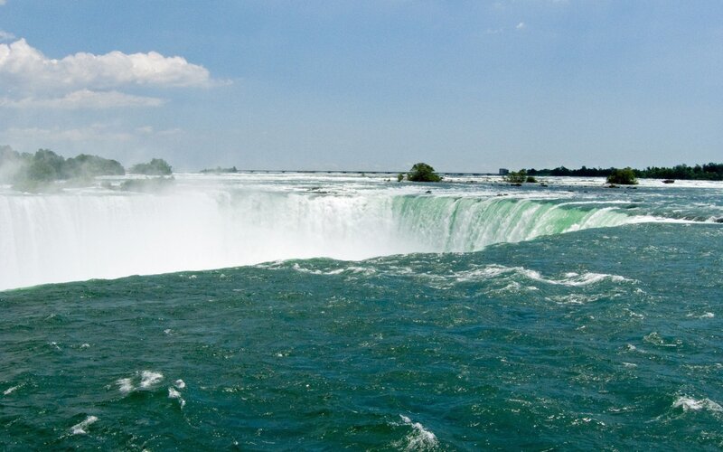 Niagara Falls on a sunny day