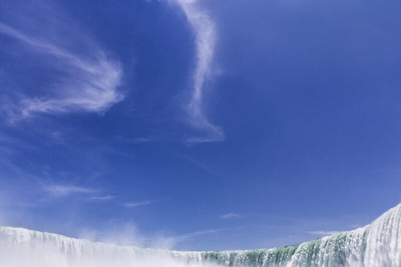 Niagara Falls under blue sky