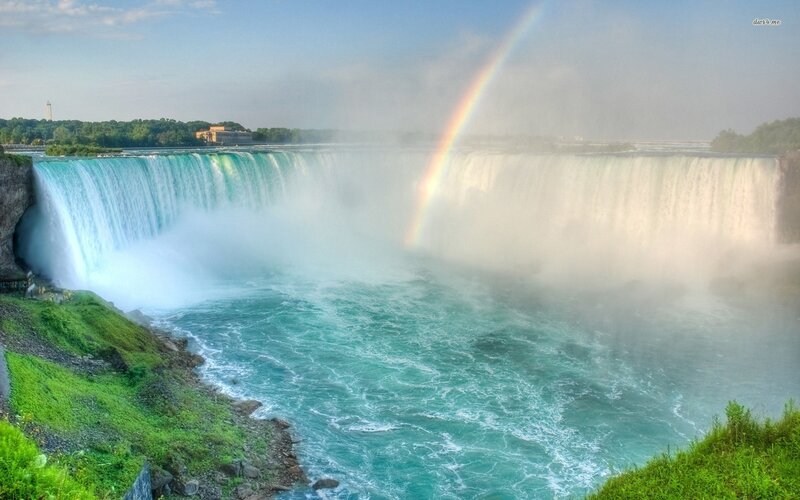 Niagara Falls Waterfall — Blue, Afternoon