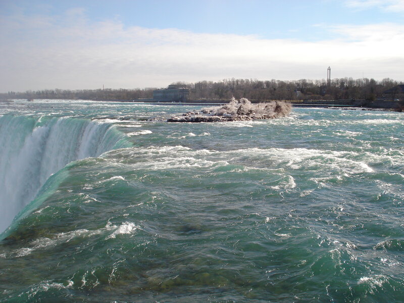 Niagara Falls Waterfall — Blue, Dramatic, Winter