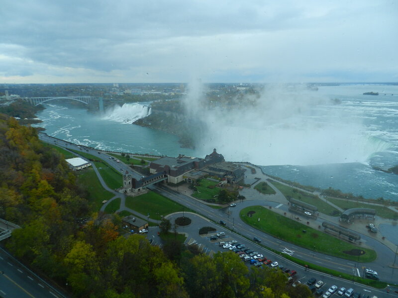 Niagara Falls Waterfall — Green, Overcast