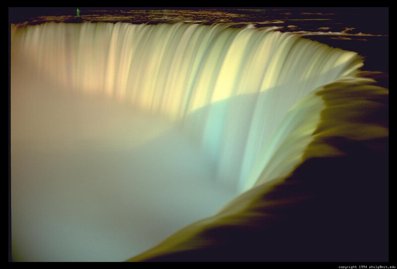 Niagara Falls Waterfall — White, Dramatic