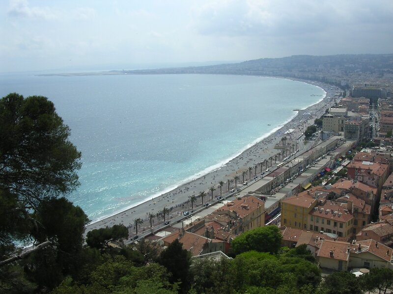 Nice beach from above
