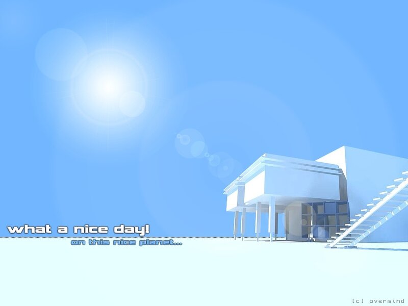 nice day on a nice planet