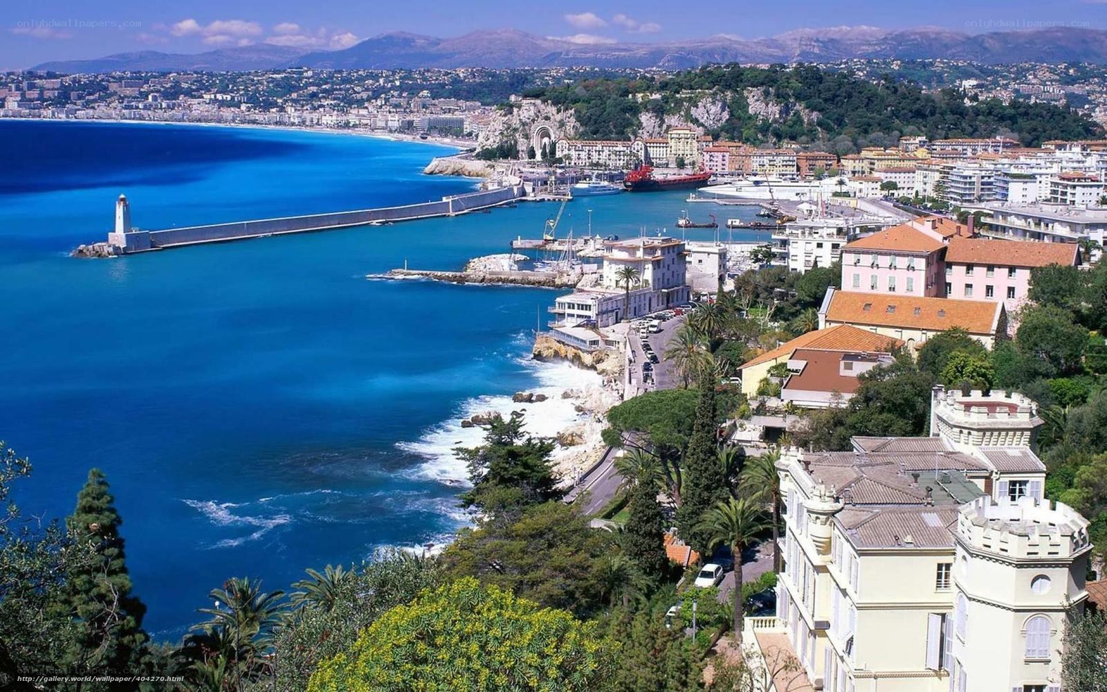 Nice harbor and coastline view