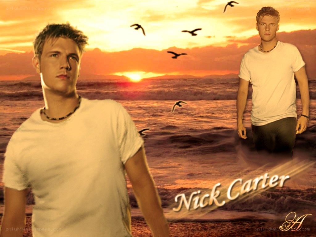 Nick Carter sunset collage