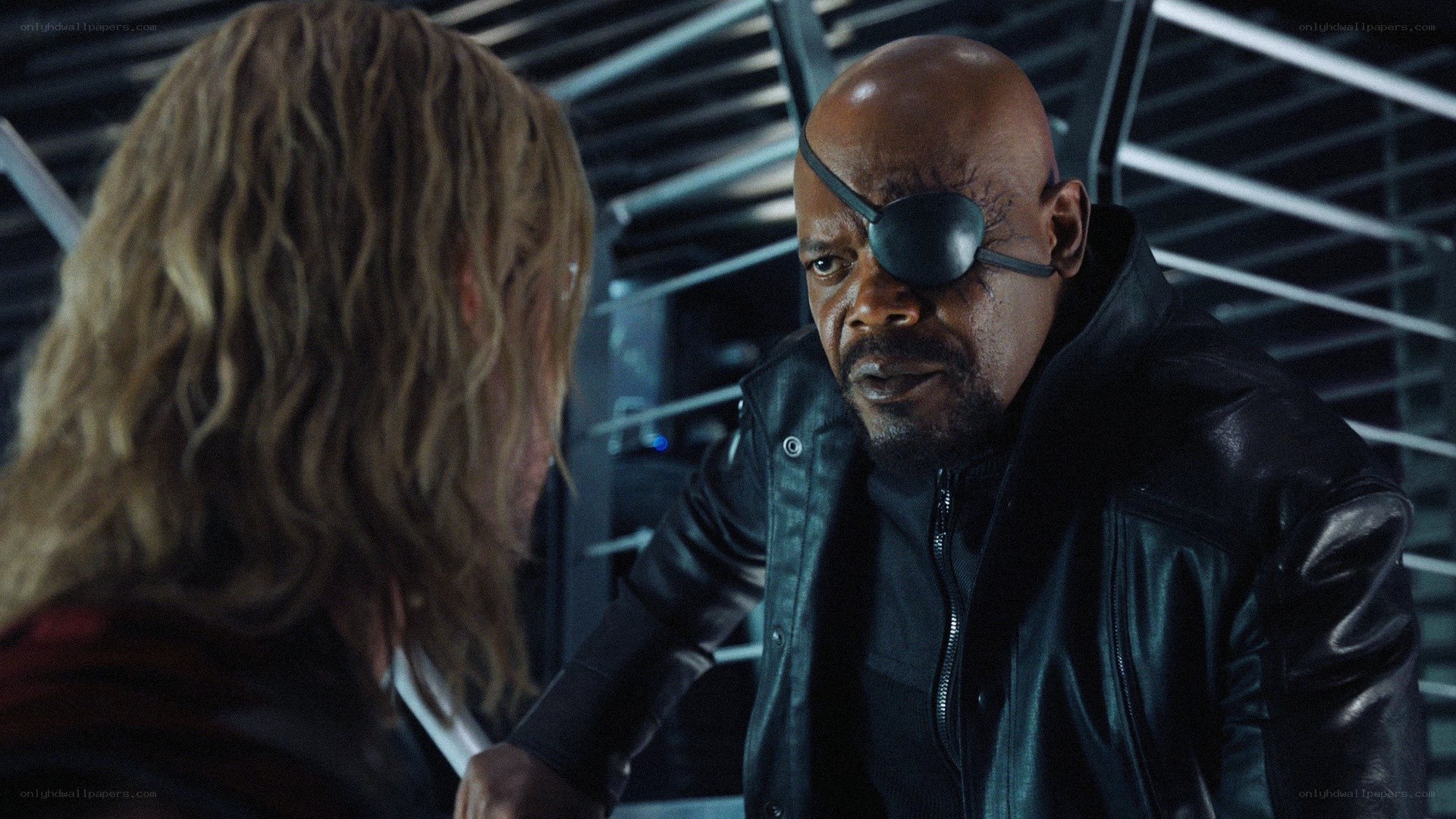 Nick Fury confronts Thor