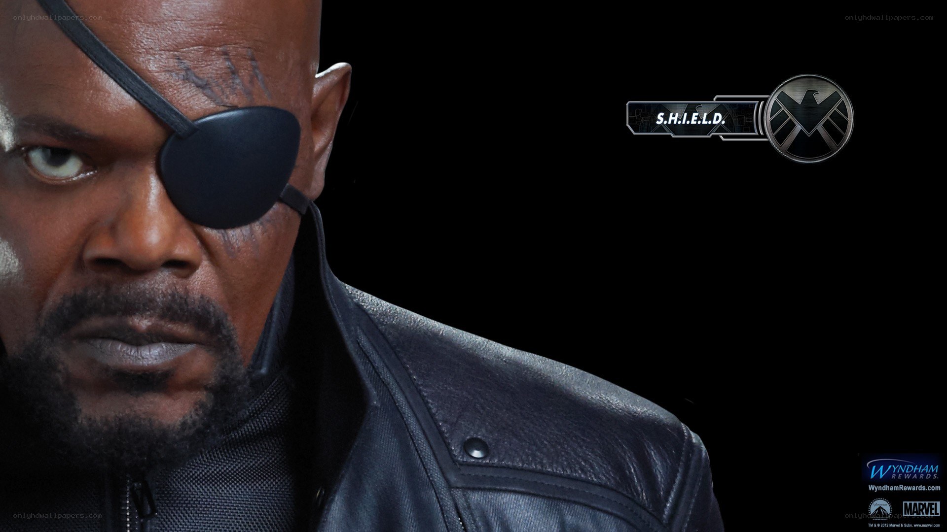 Nick Fury from S.H.I.E.L.D.