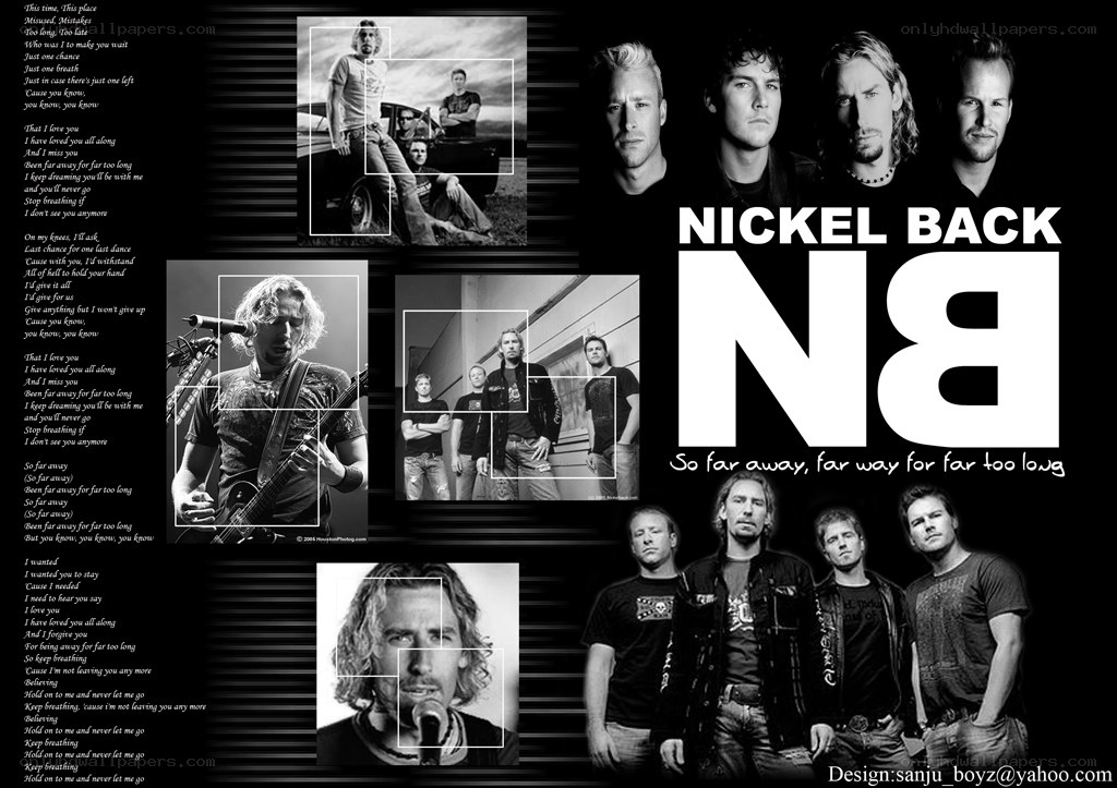 Nickelback band collage