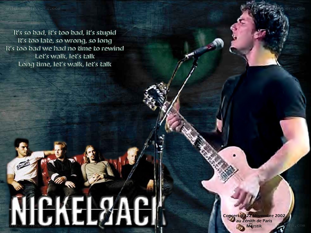 Nickelback concert poster