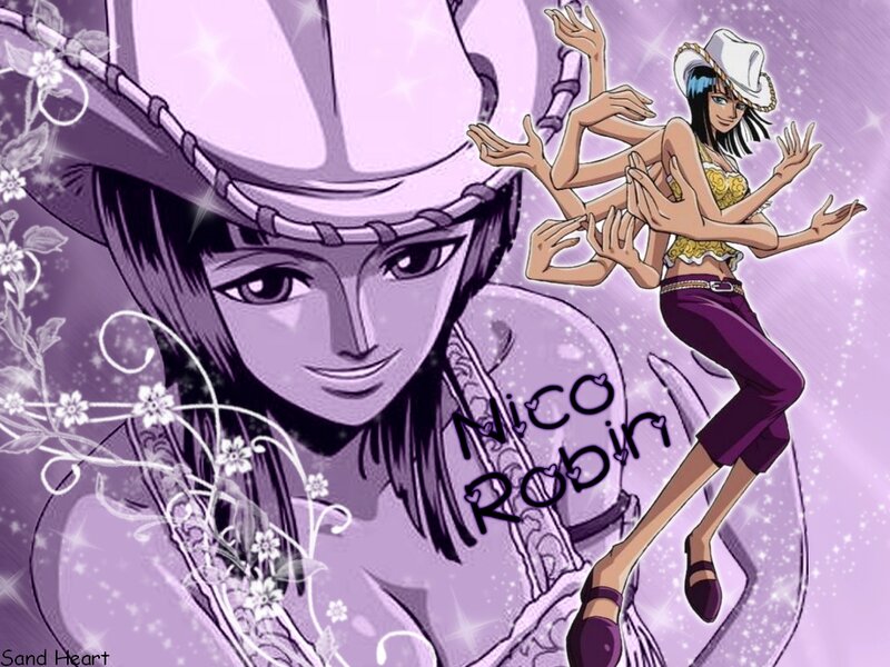 Nico Robin Character — Purple