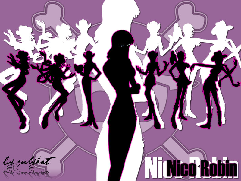 Nico Robin silhouettes