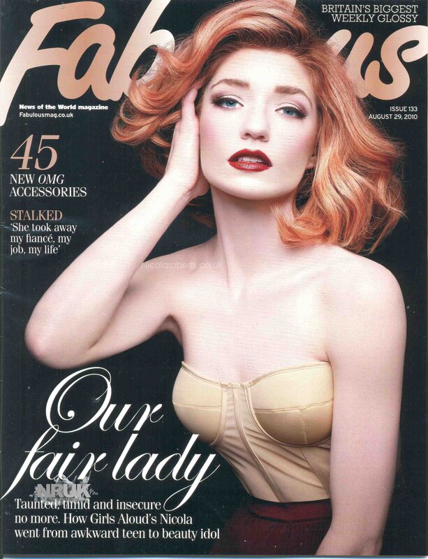 Nicola Roberts on magazine cover