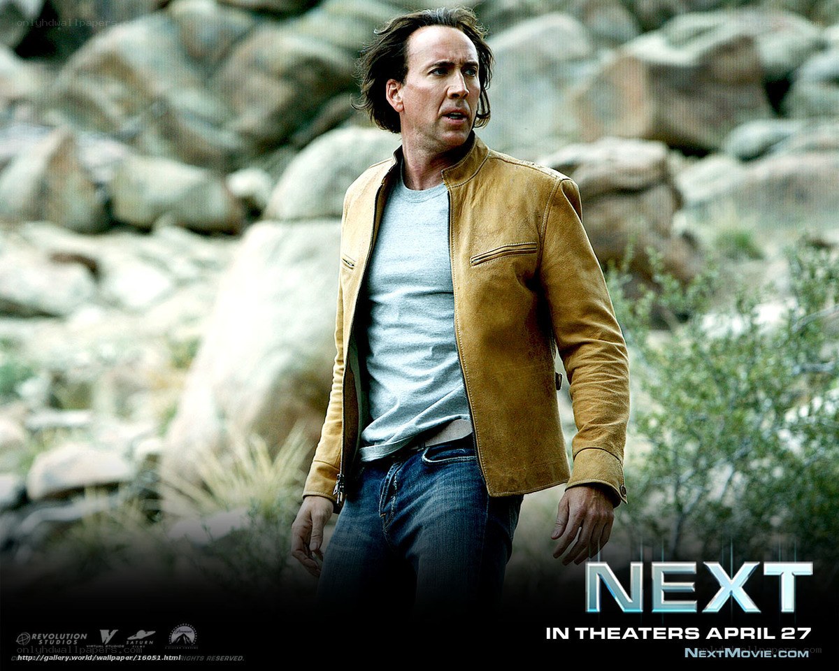Nicolas Cage in Next movie poster