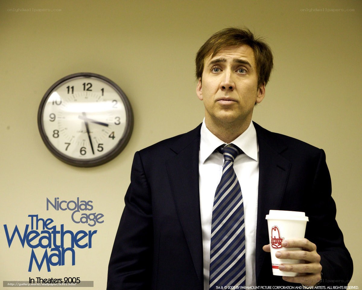 Nicolas Cage in The Weather Man