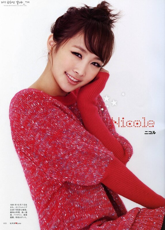 Nicole in red sweater