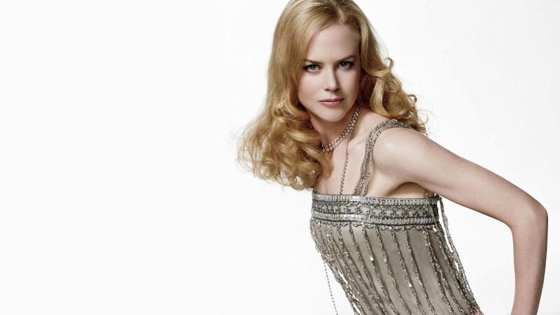 Nicole Kidman in a beaded dress