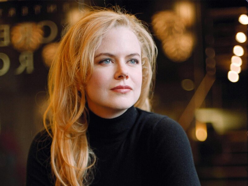 Nicole Kidman in a black turtleneck