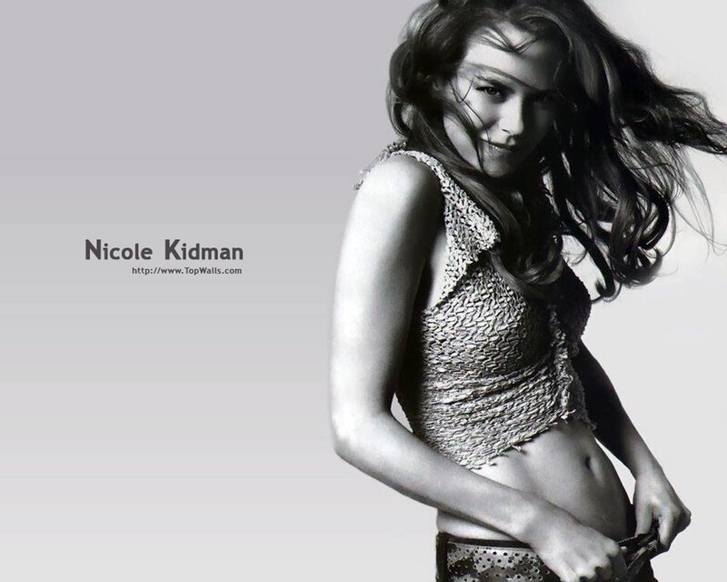 Nicole Kidman in a textured top