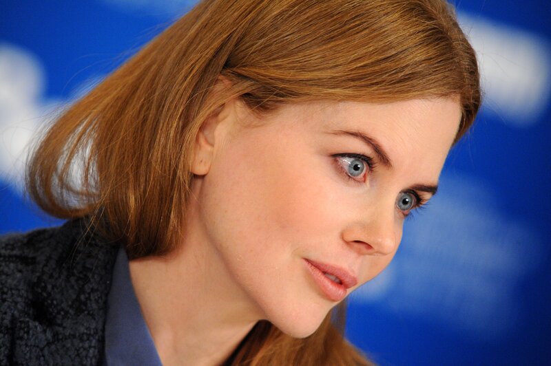 Nicole Kidman in profile