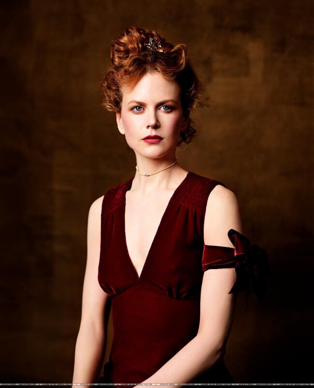 Nicole Kidman in red dress