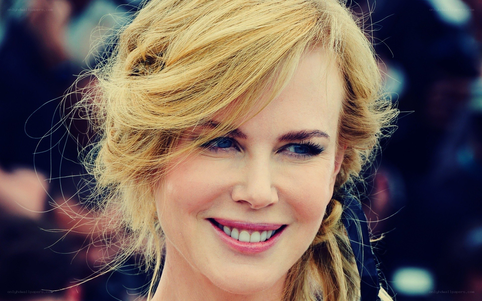Nicole Kidman smiling at event