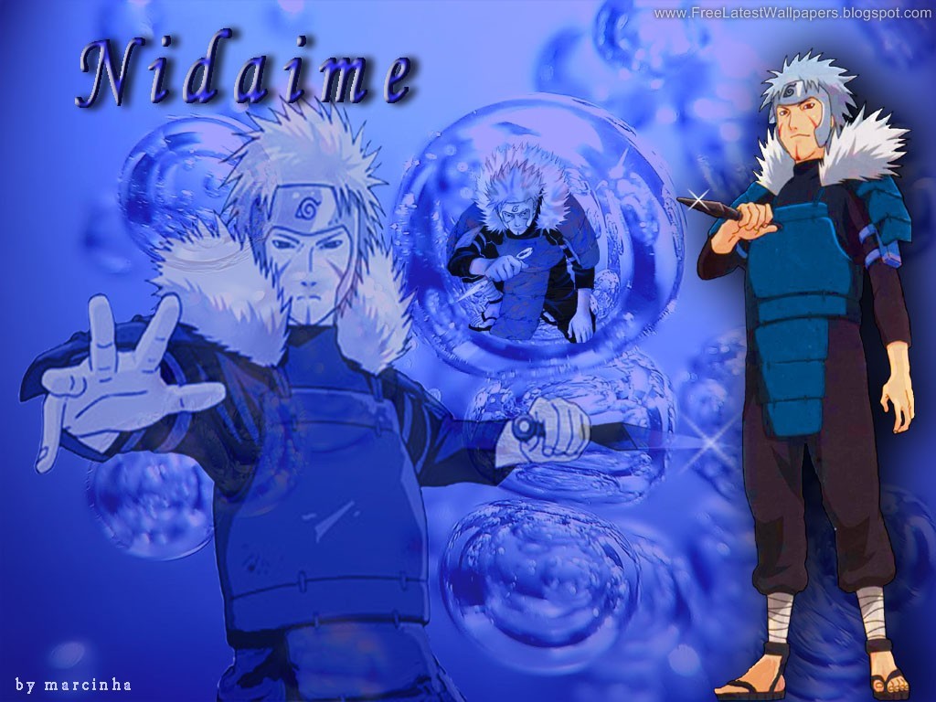 Nidaime anime character collage