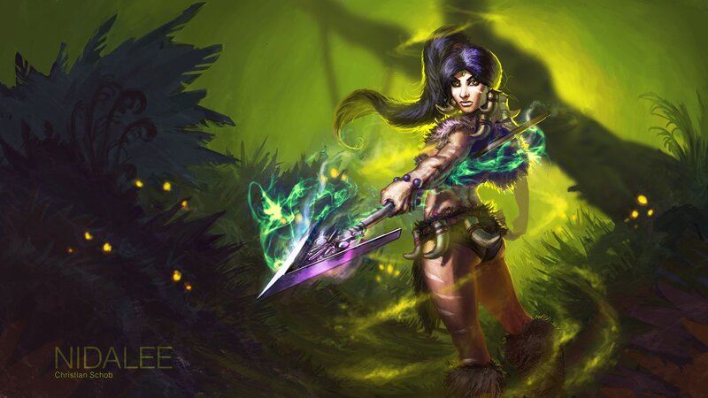 Nidalee in the jungle