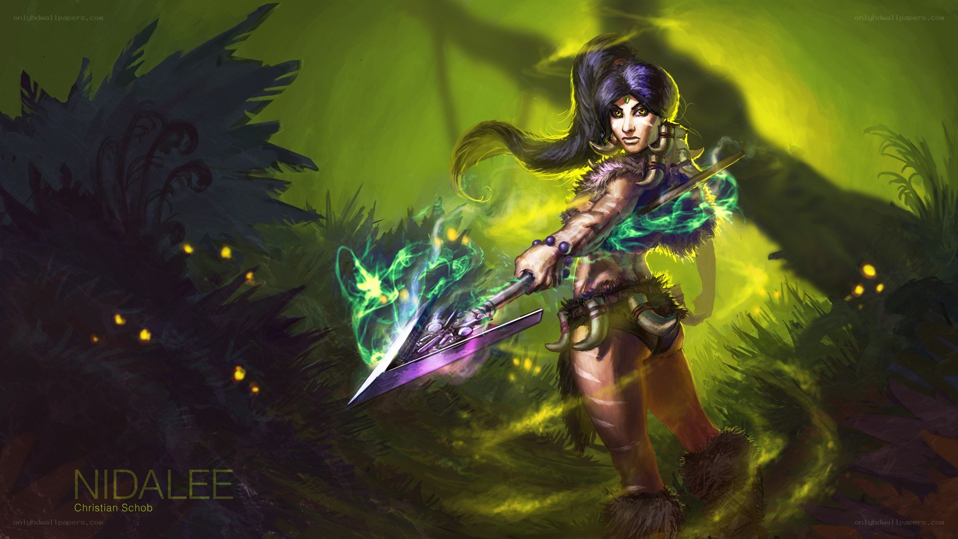Nidalee in the jungle