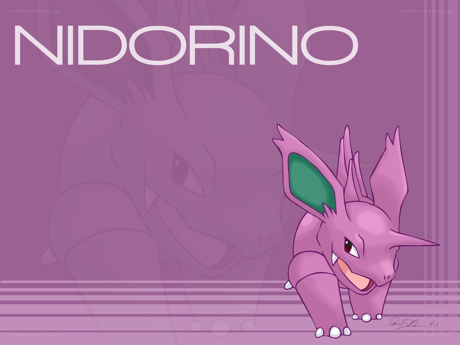 Nidorino Pokémon wallpaper