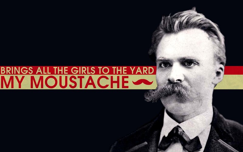 Nietzsche Moustache Humor