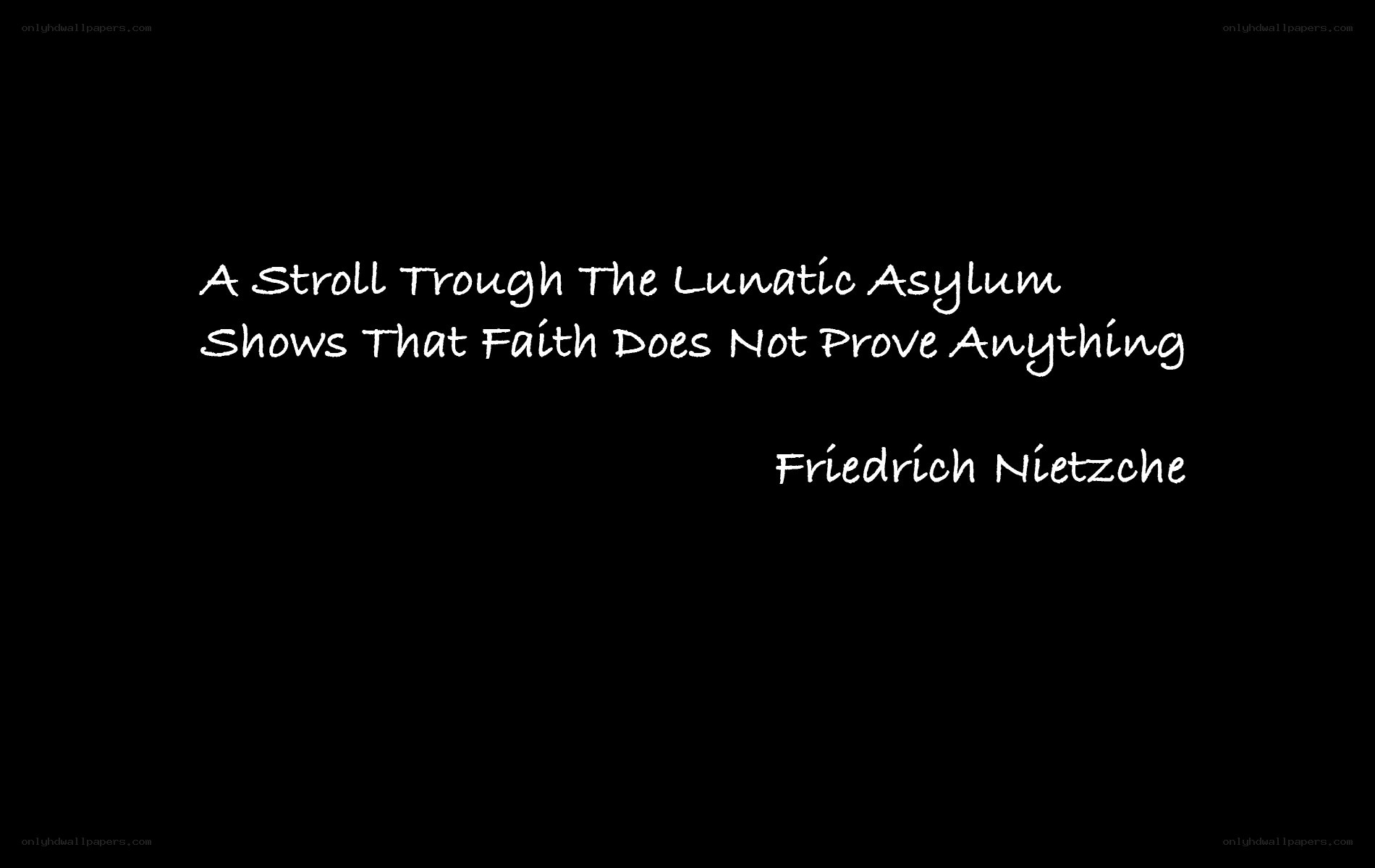 Nietzsche quote on faith