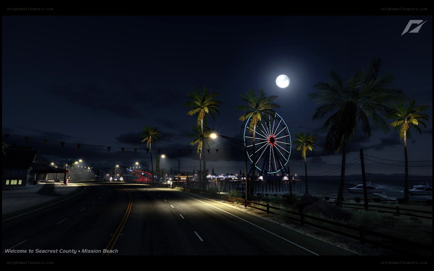 Night at Mission Beach
