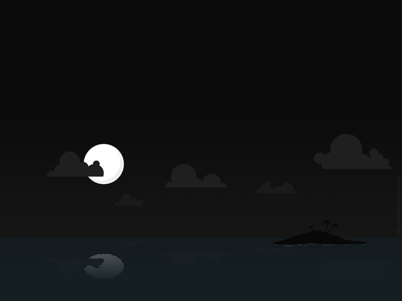 night at the island