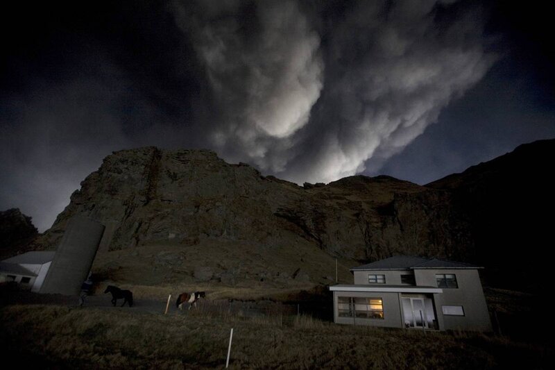 Night at the mountain house