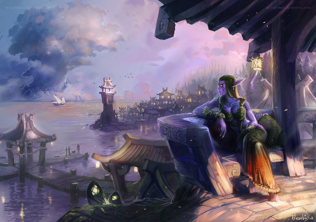 Night at the port