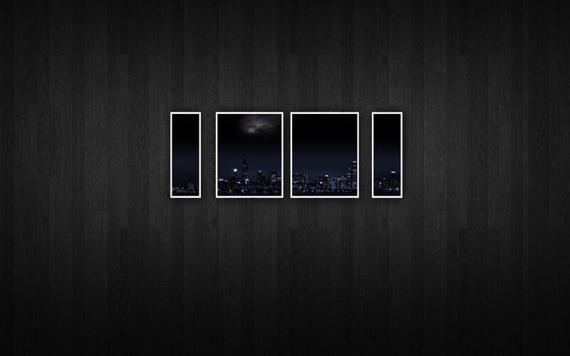 night city skyline art