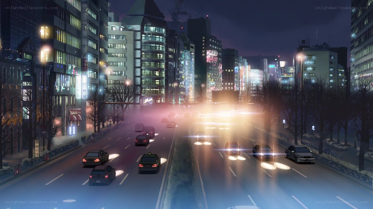 night city street animation