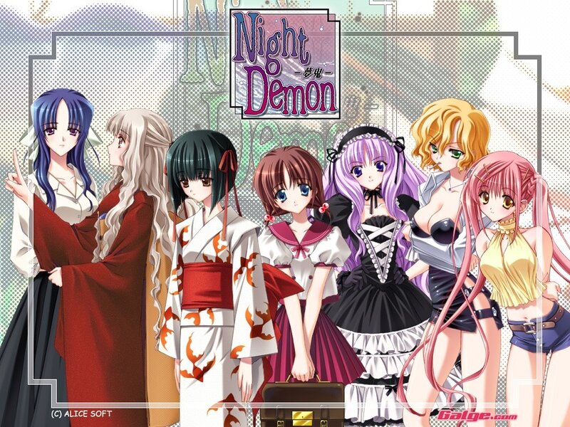 Night Demon anime characters