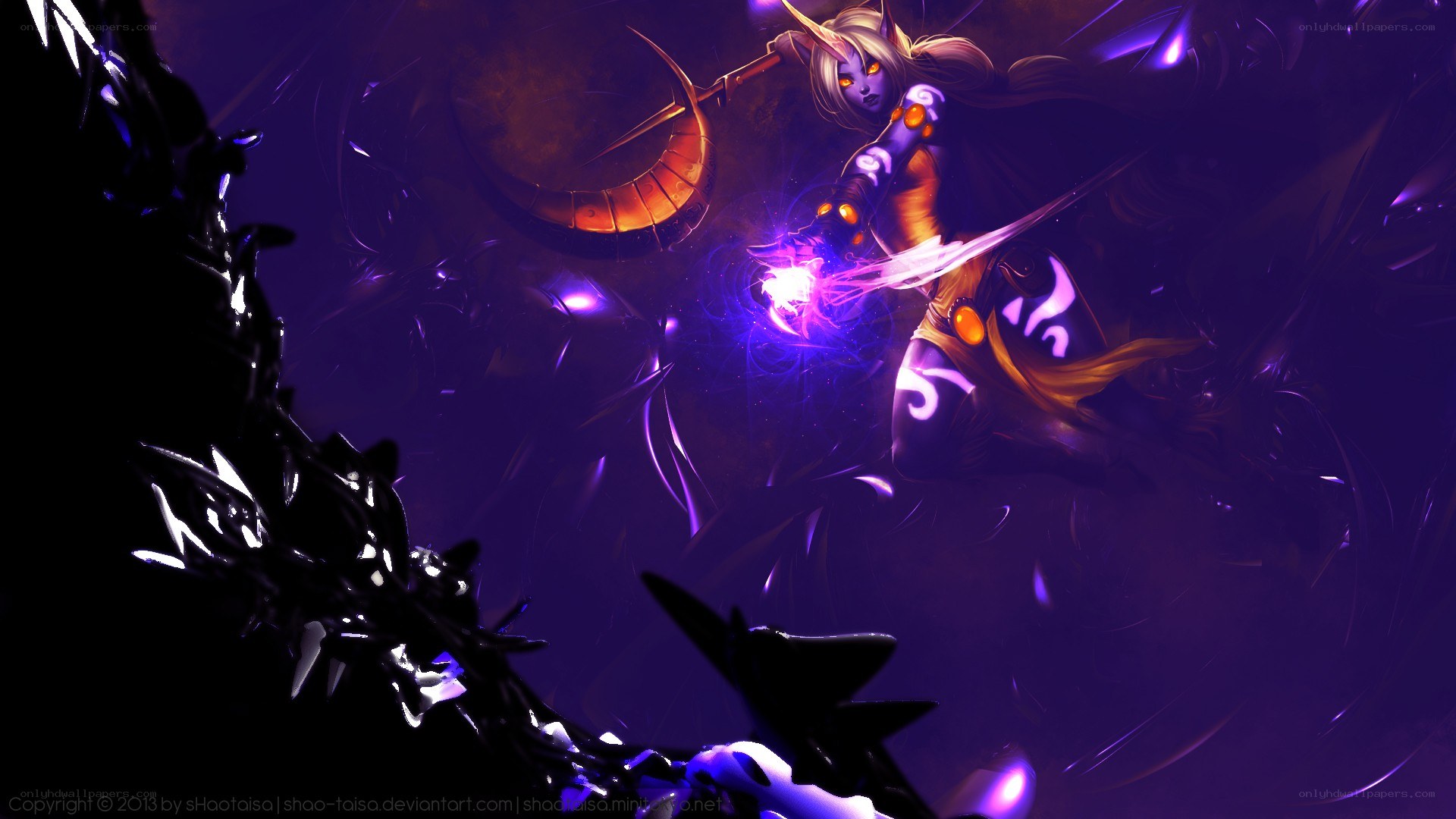 Night Elf Mage in Battle