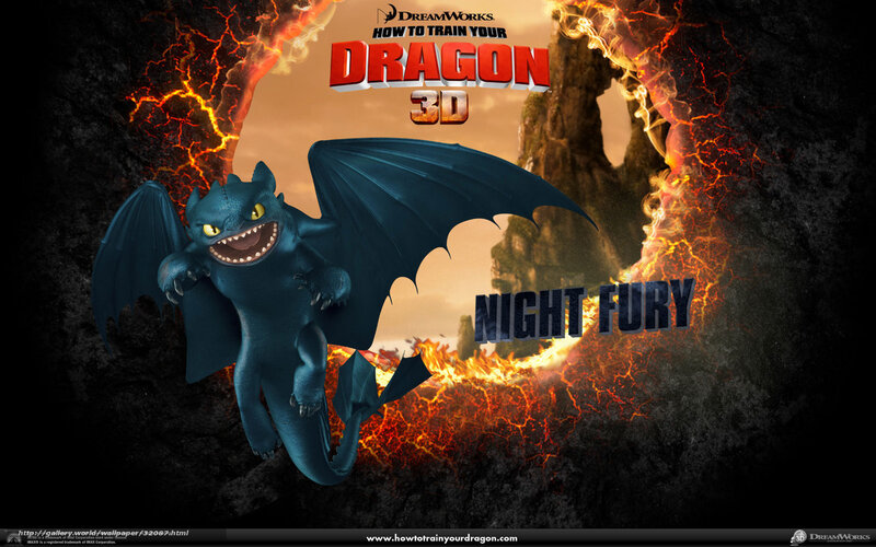 Night Fury dragon character