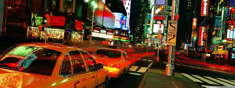 Night in Times Square