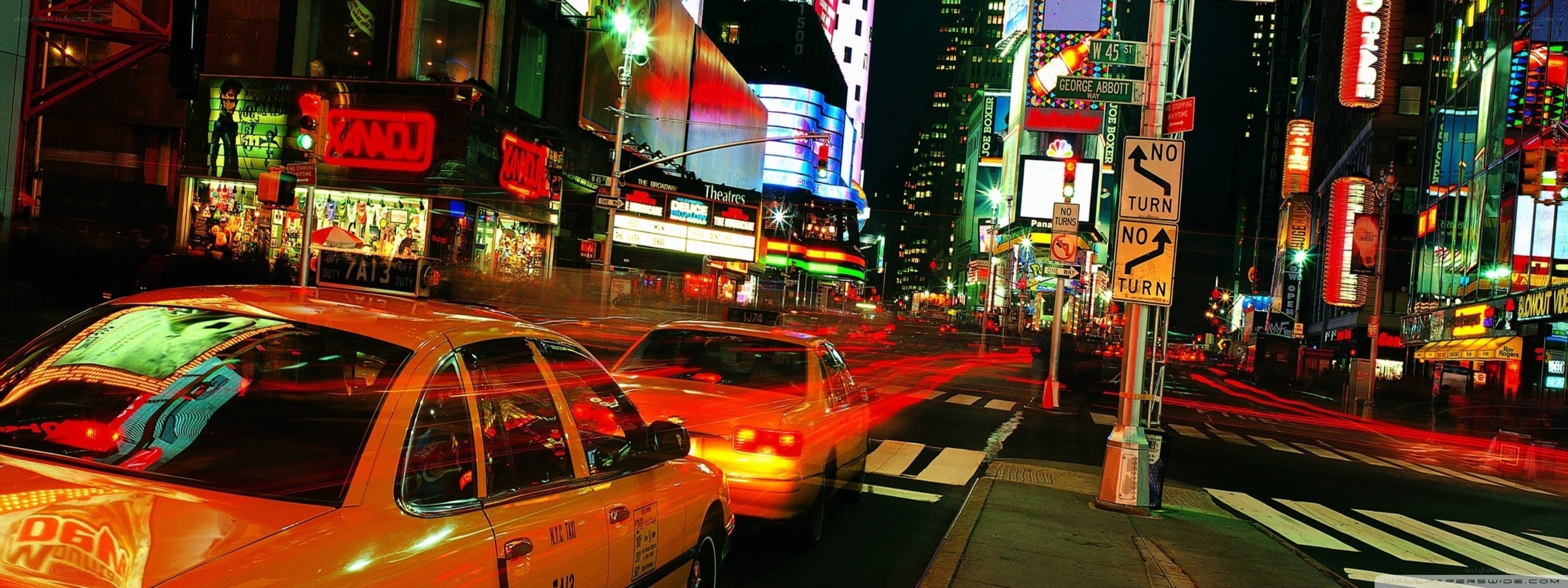 Night in Times Square