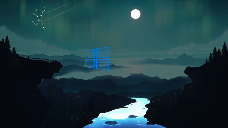Night Landscape with River