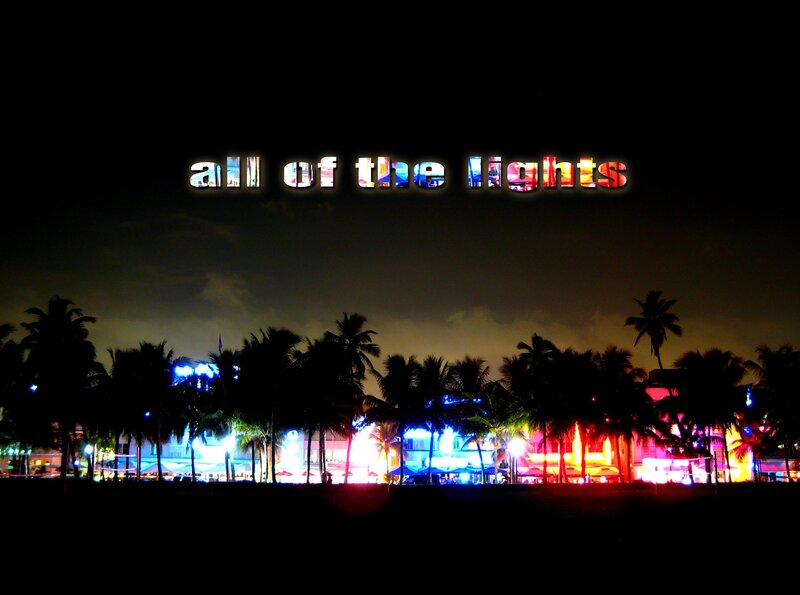 night lights of the city